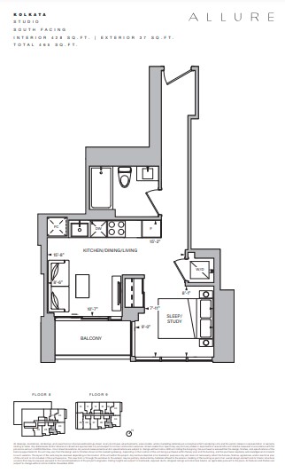 Allure Floorplan Tower Emblem