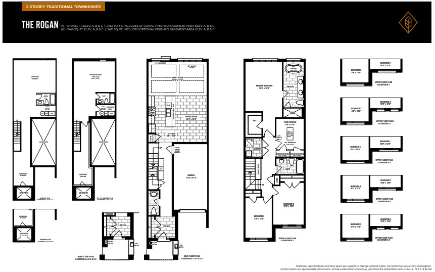 Victory Green Traditional Floorplans