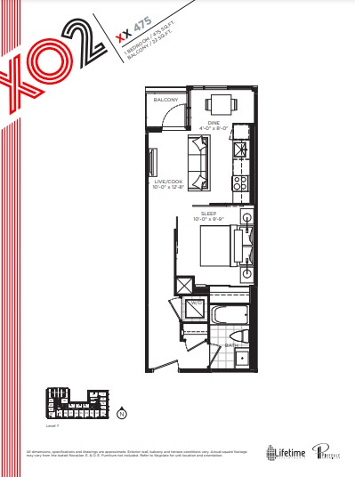 XO2 - Floorplans (1B)